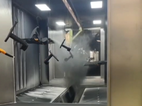 靜電噴粉流水線