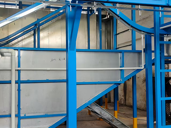 機器人噴粉流水線